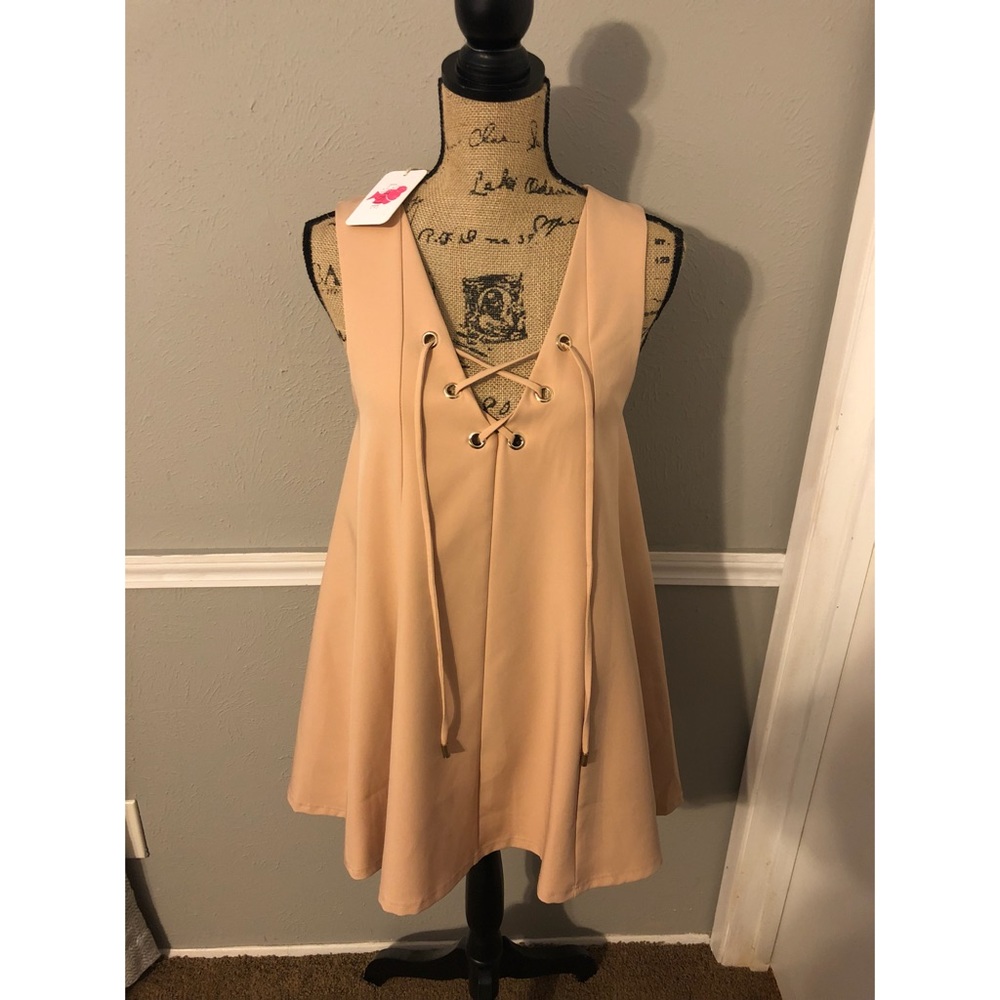 Boutique mini swing dress NWT